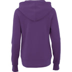 Cypress Fleece Full Zip Hoodie for Women Transfer - Purple - Back Flat