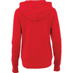 Cypress Fleece Full Zip Hoodie for Women Transfer - Team Red - Back Flat