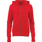 Cypress Fleece Full Zip Hoodie for Women Transfer - Team Red - Front Flat