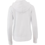 Cypress Fleece Full Zip Hoodie for Women Transfer - White - Back Flat