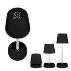 Cyrus Expandable Table Lamp in Recycled ABS - Black - Silk Screen