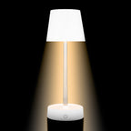 Cyrus Expandable Table Lamp in Recycled ABS Full Color - White - Light+On
