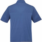 Dade Short Sleeve Performance Polo for Men Debossing - Invictus Heather - Back
