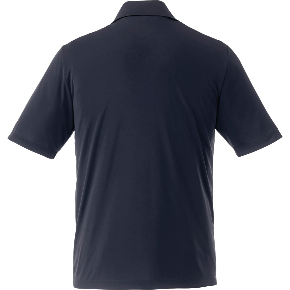 Dade Short Sleeve Performance Polo for Men Debossing - Navy - Back Flat