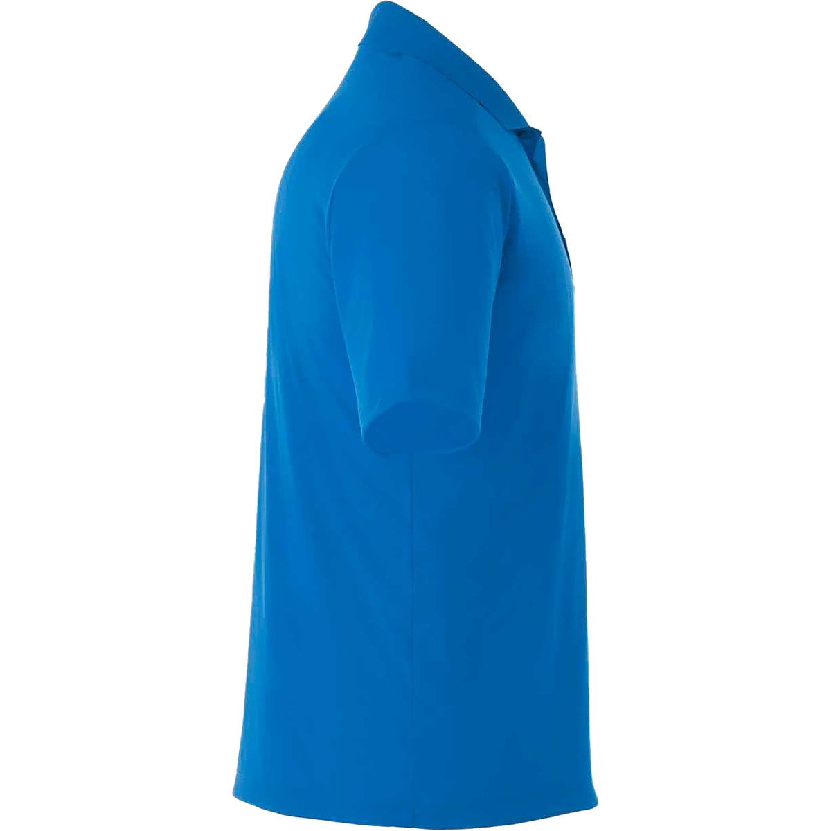 Dade Short Sleeve Performance Polo for Men Debossing - Olympic Blue - Right Side