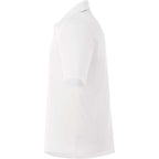Dade Short Sleeve Performance Polo for Men Debossing - White - Left Side