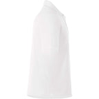 Dade Short Sleeve Performance Polo for Men Debossing - White - Right Side