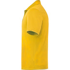 Dade Short Sleeve Performance Polo for Men Debossing - Yellow - Left Side