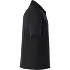 Dade Short Sleeve Performance Polo for Men Embroidery - Black - Right Side