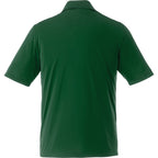 Dade Short Sleeve Performance Polo for Men Embroidery - Forest Green - Back Flat