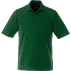 Dade Short Sleeve Performance Polo for Men Embroidery - Forest Green - Front Flat