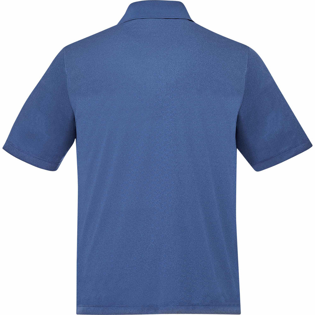 Dade Short Sleeve Performance Polo for Men Embroidery - Invictus Heather - Back