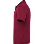Dade Short Sleeve Performance Polo for Men Embroidery - Maroon - Left Side