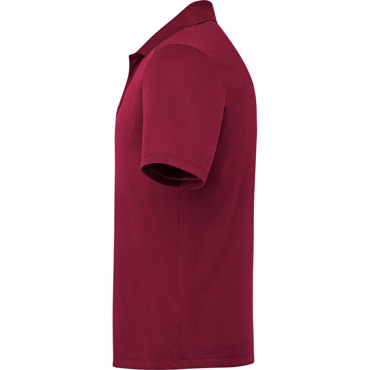 Dade Short Sleeve Performance Polo for Men Embroidery - Maroon - Left Side