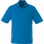Dade Short Sleeve Performance Polo for Men Embroidery - Olympic Blue - Front Flat