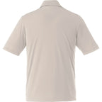 Dade Short Sleeve Performance Polo for Men Embroidery - Sandstone - Back Flat