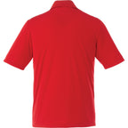 Dade Short Sleeve Performance Polo for Men Embroidery - Team Red - Back Flat 2
