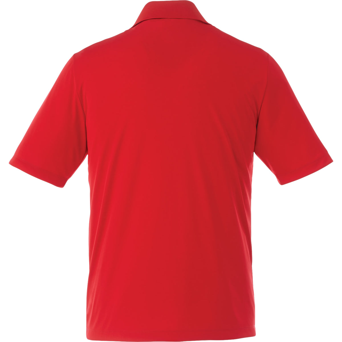 Dade Short Sleeve Performance Polo for Men Embroidery - Team Red - Back Flat 2