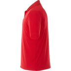 Dade Short Sleeve Performance Polo for Men Embroidery - Team Red - Left Side