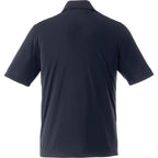 Dade Short Sleeve Performance Polo for Men Laser Engraving - Navy - Back Flat