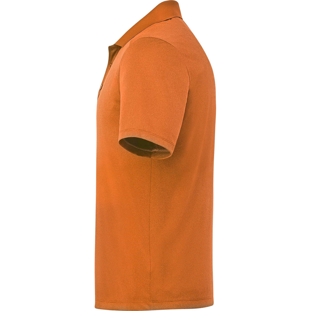 Dade Short Sleeve Performance Polo for Men Laser Engraving - Saffron - Left Side