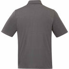 Dade Short Sleeve Performance Polo for Men Transfer - Heather Dark Charcoal - Back