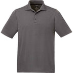 Dade Short Sleeve Performance Polo for Men Transfer - Heather Dark Charcoal - Front
