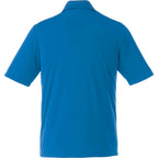 Dade Short Sleeve Performance Polo for Men Transfer - Olympic Blue - Back Flat