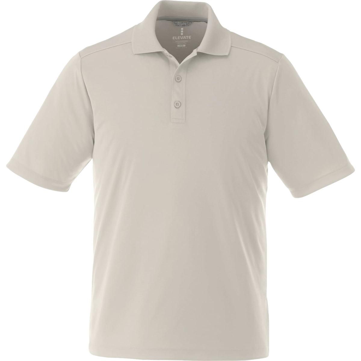 Dade Short Sleeve Performance Polo for Men Transfer - Sandstone - Front Flat