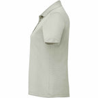 Dade Textured Performance Polo for Women Debossing - Sandstone - Left Side