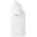 Dade Textured Performance Polo for Women Debossing - White - Right Side