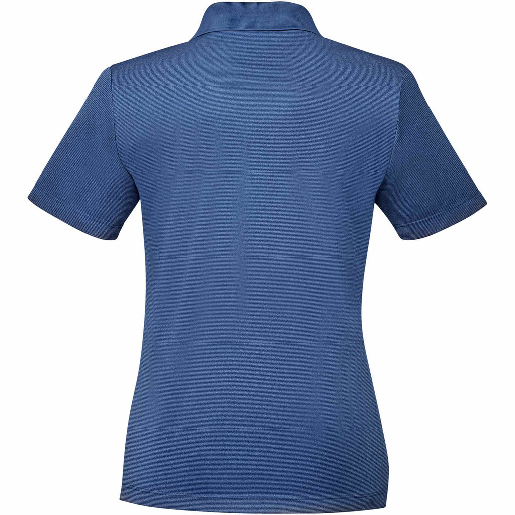 Dade Textured Performance Polo for Women Embroidery - Invictus Heather - Back