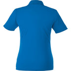 Dade Textured Performance Polo for Women Embroidery - Olympic Blue - Back Flat