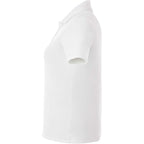Dade Textured Performance Polo for Women Embroidery - White - Left Side