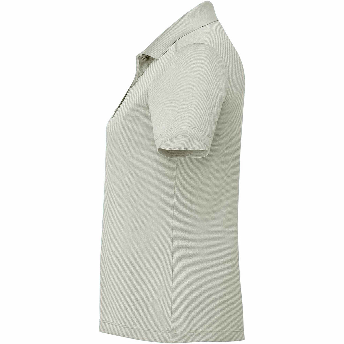 Dade Textured Performance Polo for Women Laser Engraving - Sandstone - Left Side