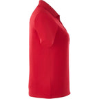 Dade Textured Performance Polo for Women Laser Engraving - Team Red - Right Side
