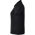 Dade Textured Performance Polo for Women Transfer - Black - Left Side