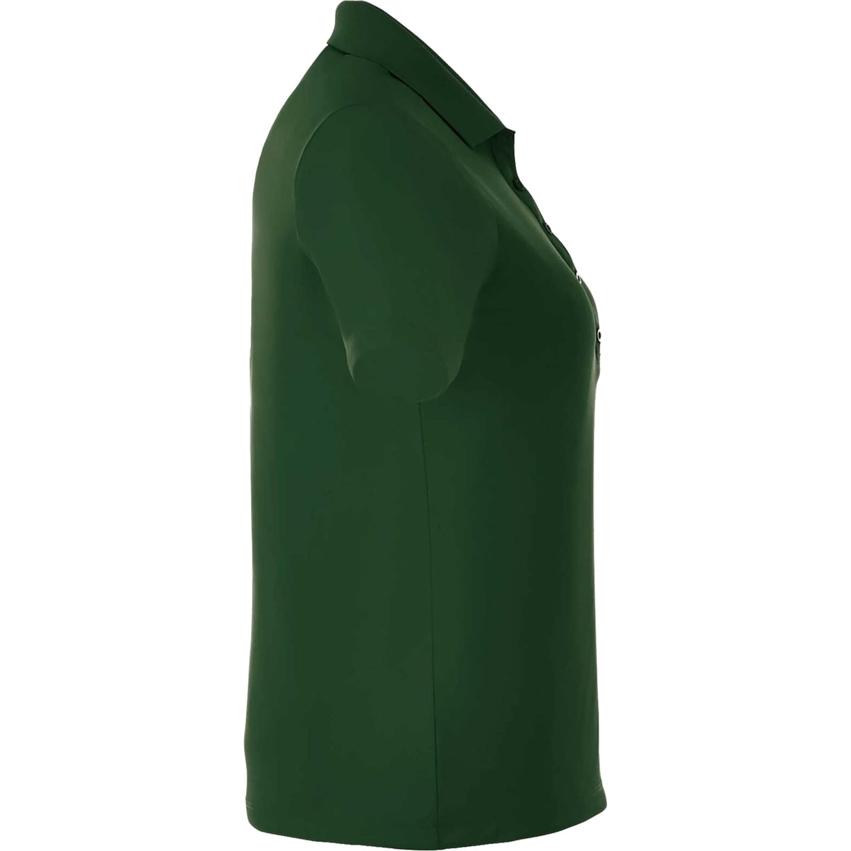 Dade Textured Performance Polo for Women Transfer - Forest Green - Right Side