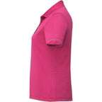 Dade Textured Performance Polo for Women Transfer - Magenta - Left Side