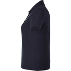 Dade Textured Performance Polo for Women Transfer - Navy - Left Side