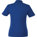 Dade Textured Performance Polo for Women Transfer - New Royal - Back Flat