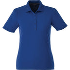 Dade Textured Performance Polo for Women Transfer - New Royal - Front Flat