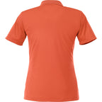 Dade Textured Performance Polo for Women Transfer - Saffron - Back Flat