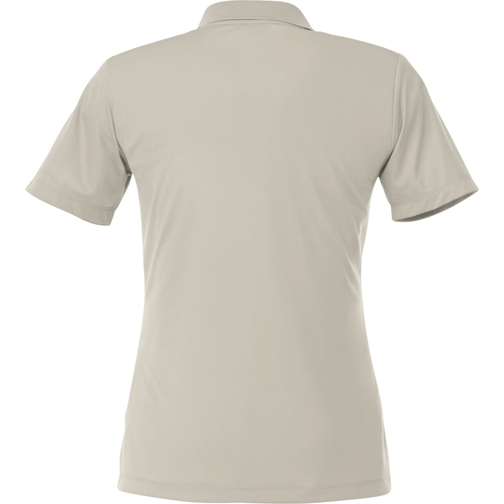 Dade Textured Performance Polo for Women Transfer - Sandstone - Back Flat