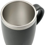 Dagon Wheat Straw Travel Mug with Steel Liner, 14 oz - Charcoal - Photo 2