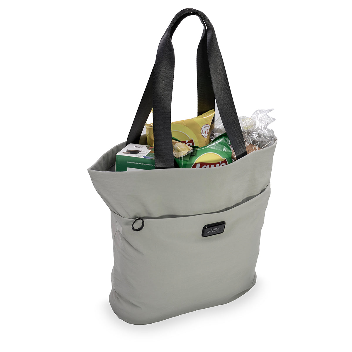 Daily Multi-Pocket Tote Bag - Stone - Inuse
