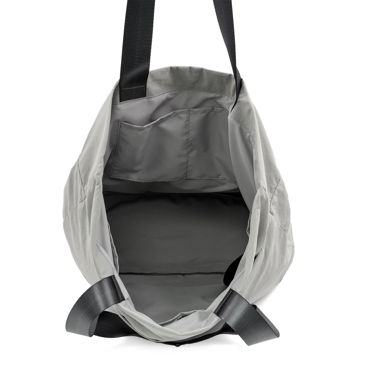 Daily Multi-Pocket Tote Bag - Stone - Open