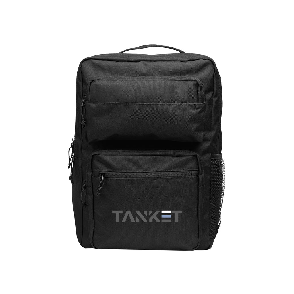 Dakota Laptop Backpack in Recycled PET - Black - Colorbrite