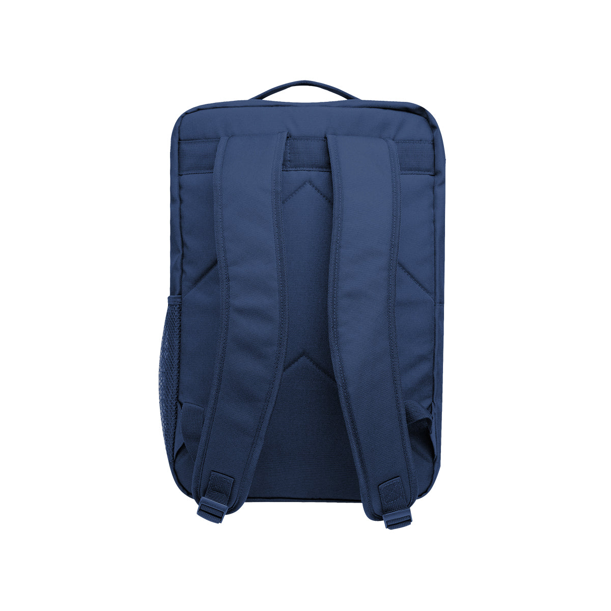 Dakota Laptop Backpack in Recycled PET - Navy - Back
