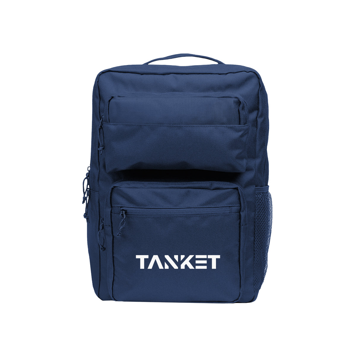 Dakota Laptop Backpack in Recycled PET - Navy - Silk Screen